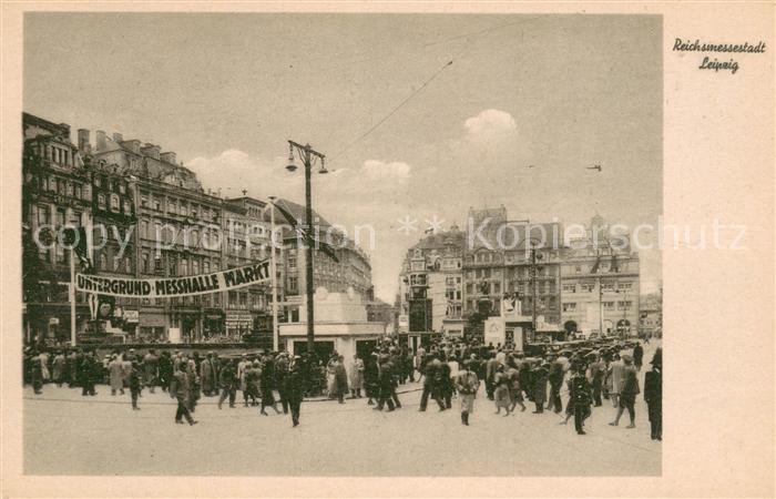 LEIPZIG Sachsen Untergrund-Messhalle Markt