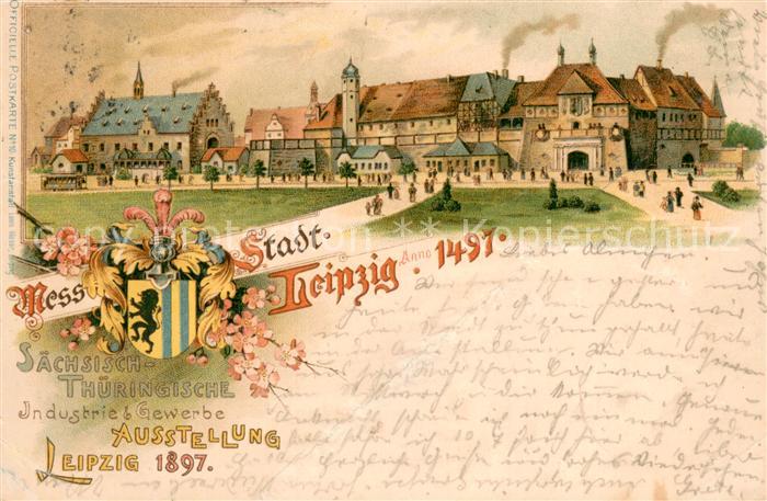 LEIPZIG Sachsen Ausstellung 1897