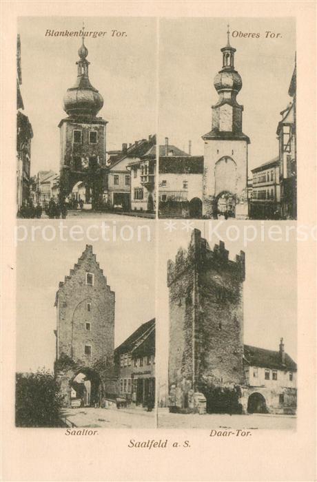 Saalfeld Saale Blankenburger Tor Oberes Tor Saaltor Daar-Tor
