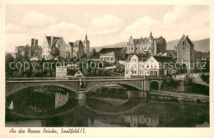 Saalfeld Saale Bruecke