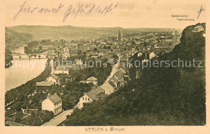 Werden Ruhr Essen Restaurantion und Gartenwirtschaft Pastoratsberg