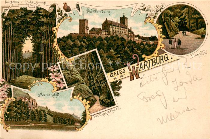 Wartburg Eisenach Marienthal Wartburg Annathal