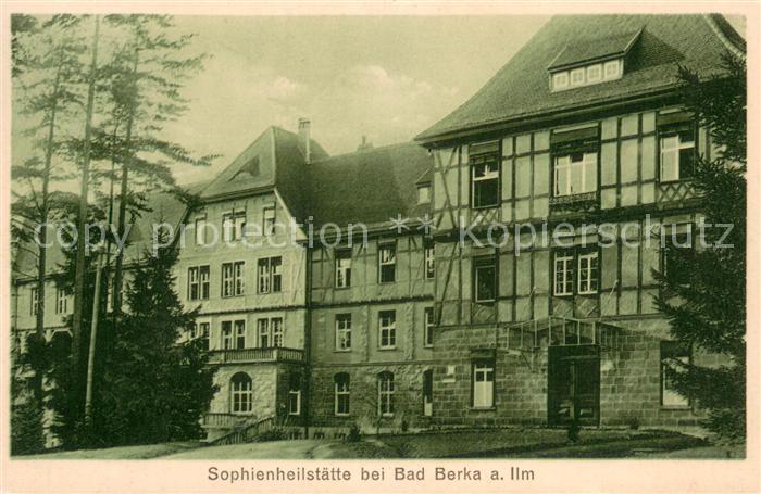 Bad Berka Sophienstaette Aussenansicht