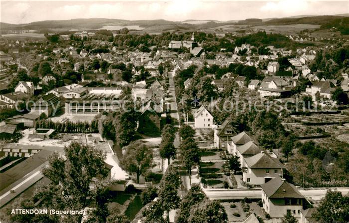 Attendorn Fliegeraufnahme Totalansicht