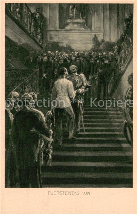 Frankfurt Main Fuerstentag 1863 Patriotika