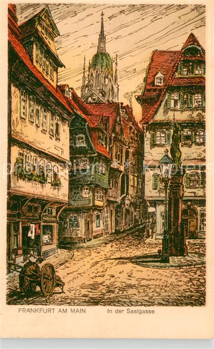 Frankfurt Main In der Saalgasse