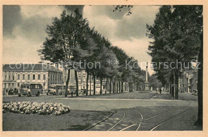 Krefeld Ostwall mit Corneliussaeule