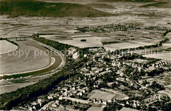 Fuerstenberg Weser Fliegeraufnahme Gesamtansicht