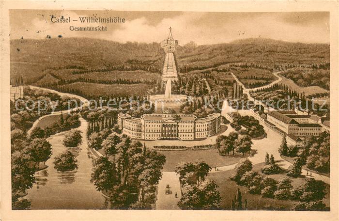 KAssEL  CITY Wilhelmshoehe Gesamtansicht