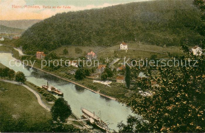 Hann. Muenden Partie an der Fulda
