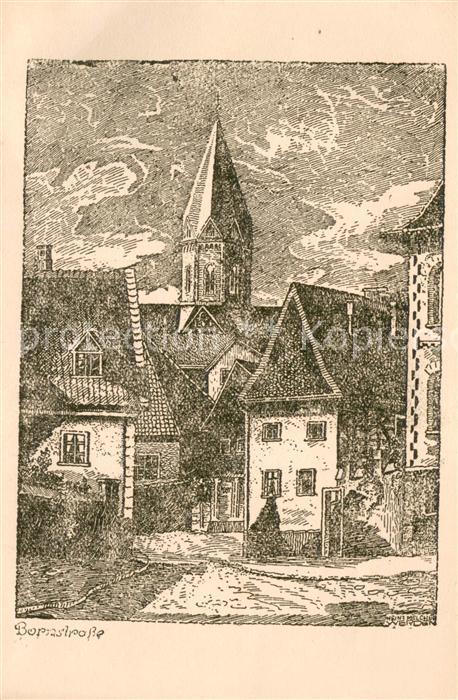 Werden Ruhr Essen Bornstrasse Grafik Heinz Melchior