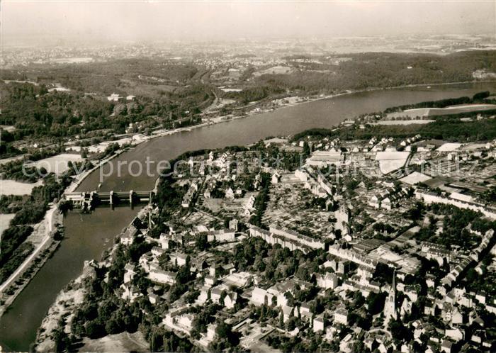 Baldeneysee Fliegeraufnahme Teilansicht Blick auf Huegel