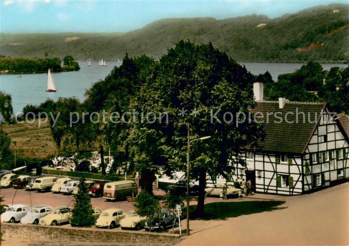 Heisingen Gaststaette Heisinger Faehrhaus Fachwerkhaus