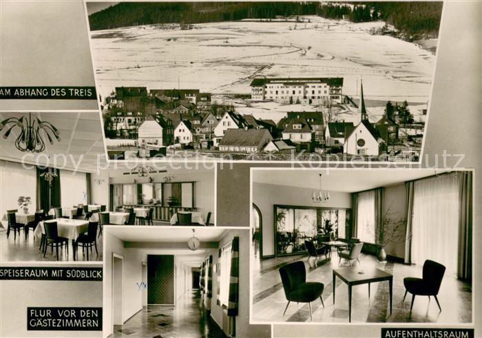 Willingen Sauerland AEG-Ferienheim Innen und Aussen