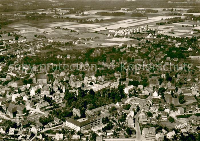 Coesfeld Fliegeraufnahme Gesamtansicht