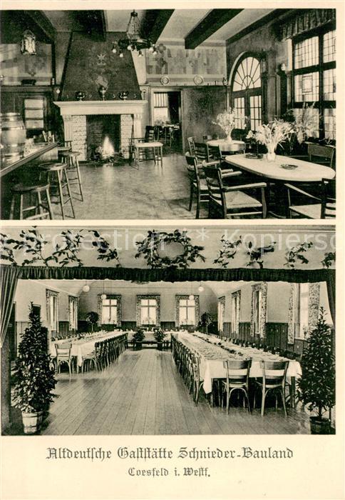 Coesfeld Altdeutsche Gaststaette Schnieder-Bauland Innen
