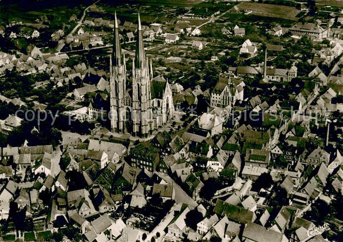 Billerbeck Westfalen Fliegeraufnahme Teilansicht