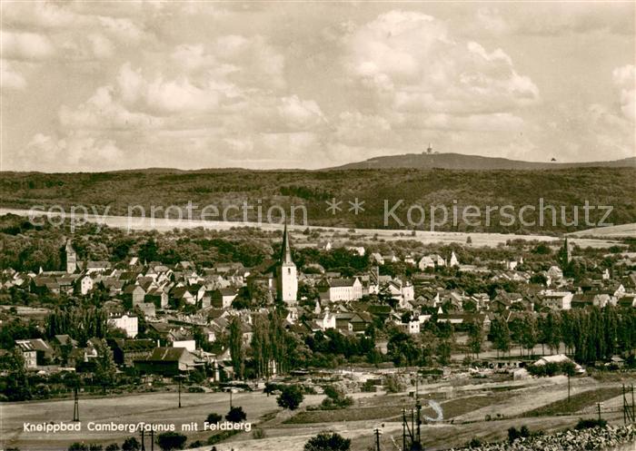 Camberg Bad Gesamtansicht mit Feldberg