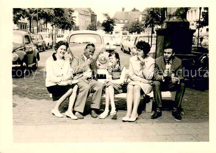 Kleve Bad Partie auf der Parkbank