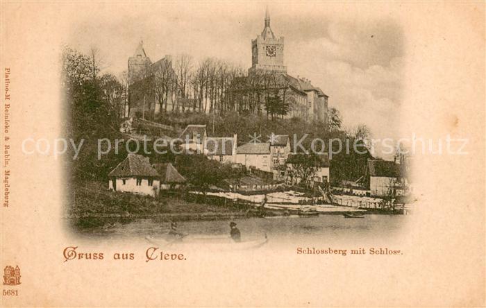 Cleve Kleve Bad Schlossberg mit Schloss