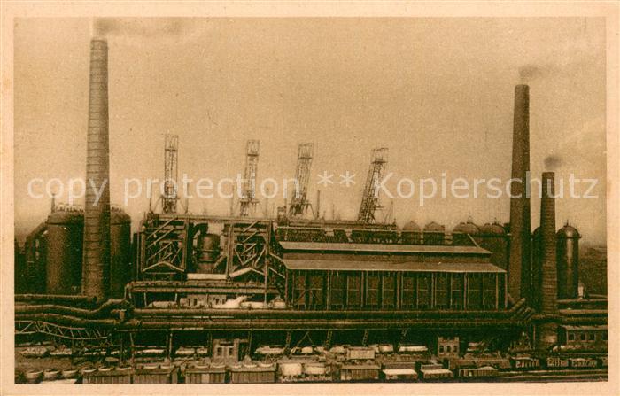 Oberhausen Gute Hoffnungshuette Teilansicht d. Hochofenanlagen