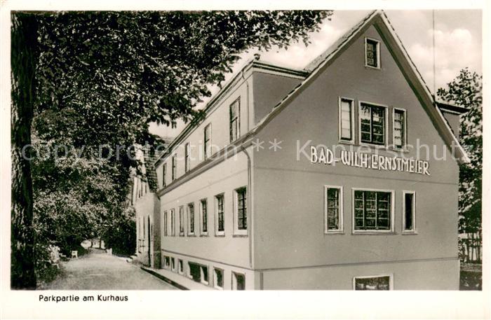 Bad Randringhausen Parkpartie am Kurhaus Bad-Wilh.Ernstmeier