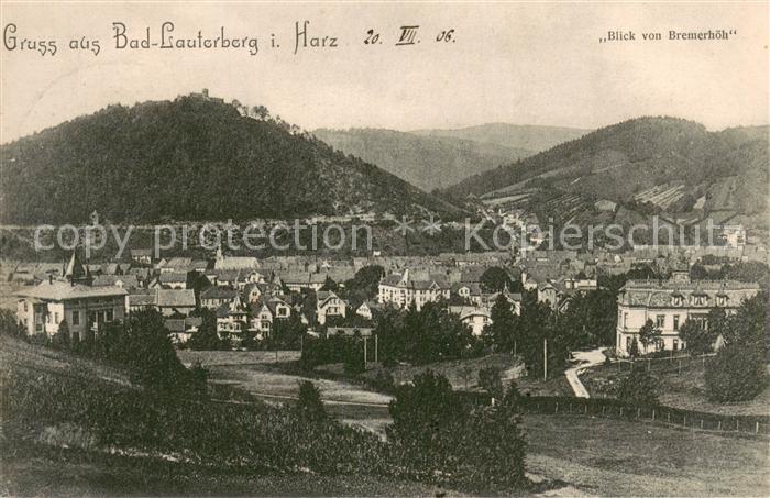 Bad Lauterberg Blick von Bremerhoeh
