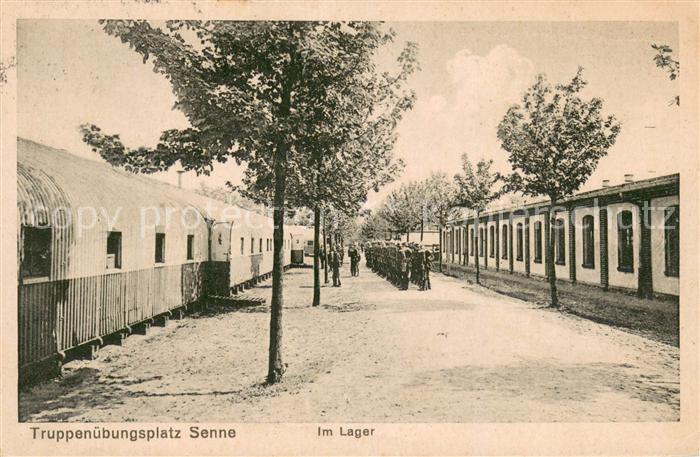 Sennelager Truppenuebungsplatz Im Lager Feldpost