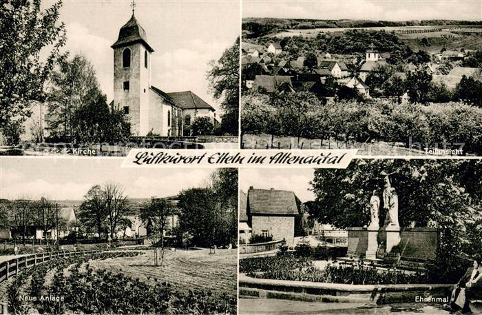 Etteln Kirche Ehrenmal Teilansicht