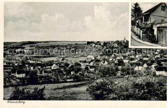 Wuennenberg Totalansicht und fremdenpension Ludwig Arens