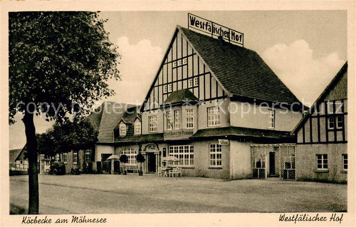Koerbecke Moehnesee Westfaelischer Hof Aussenansicht