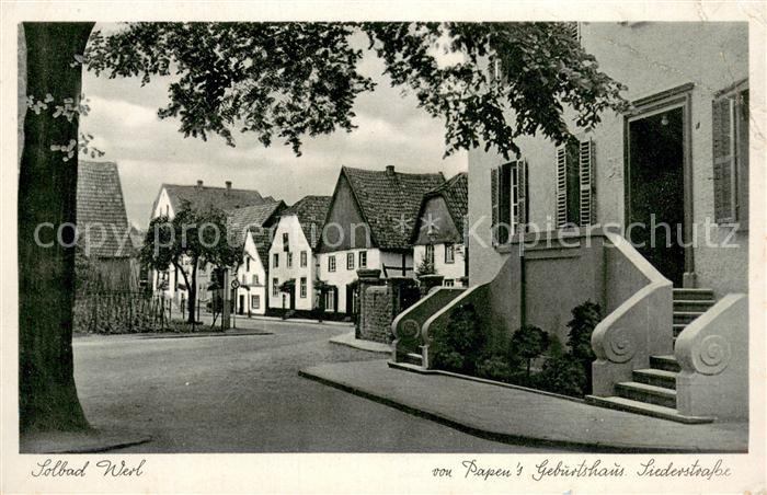 Werl Westfalen Papens Geburtshaus Siederstrasse Feldpost