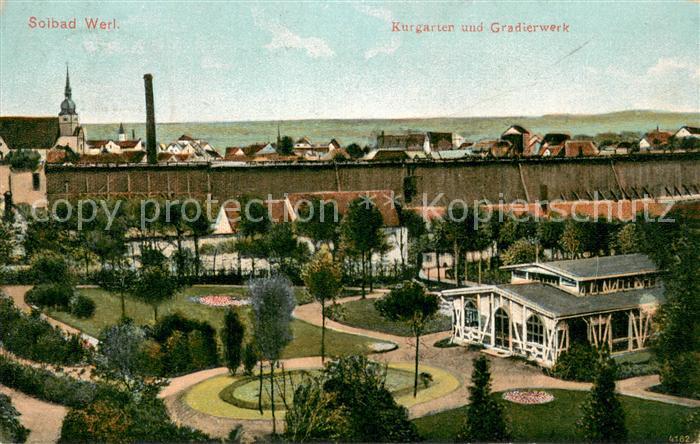 Werl Westfalen Kurgarten und Gradierwerk