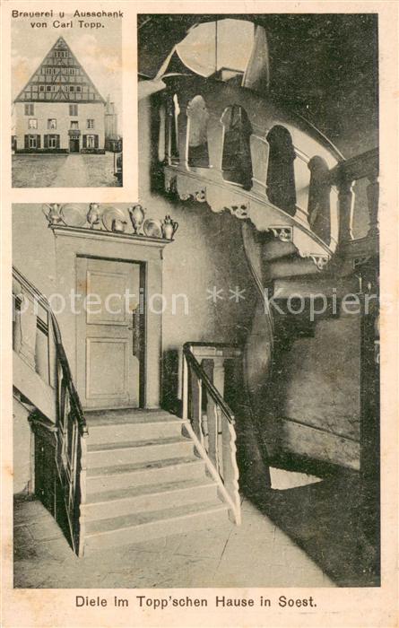 Soest DE NRW Brauerei und Ausschank Carl Topp Diele Innen