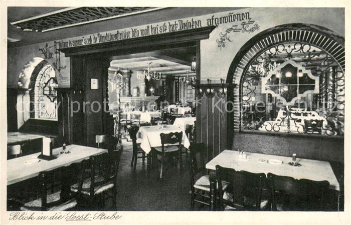 Soest DE NRW Gaststaette Im Wilden Mann Stube Innen