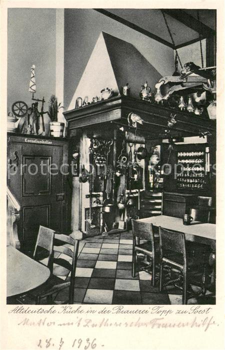 Soest DE NRW Gaststaette-Brauerei Topp Innen Stube