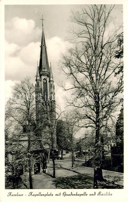 Kevelaer Kapellenplatz mit Gnadenkapelle und Basilika