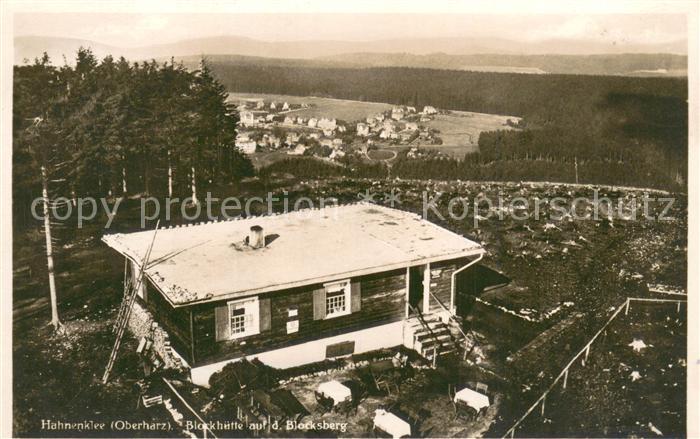 Hahnenklee-Bockswiese Harz Blockhuette auf dem Blocksberg