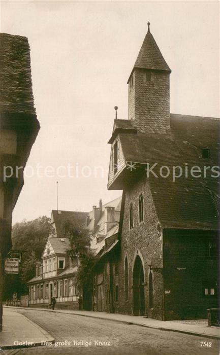 GOSLAR Harz Niedersachsen Das grosse heilige Kreuz Glashandlung-Werner