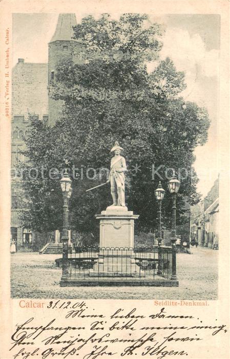 Kalkar Niederrhein Seidlitz-Denkmal