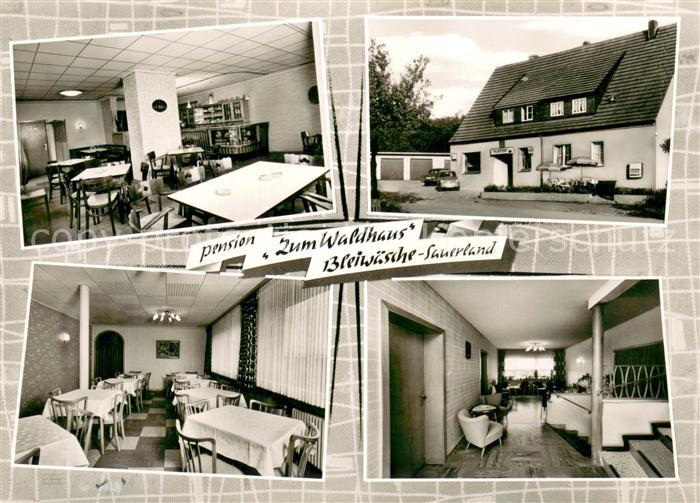 Bleiwaesche Pension Zum Waldghaus Innen und Aussen