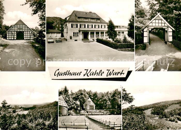 Oberbauerschaft Buende Westfalen Gasthaus Kahle Wart Innen und Aussen