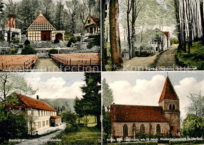 Randringhausen Bad Freilichtbuehne Oberbauerschaft Kurhaus-Erstmeier Kurhaus-Wil