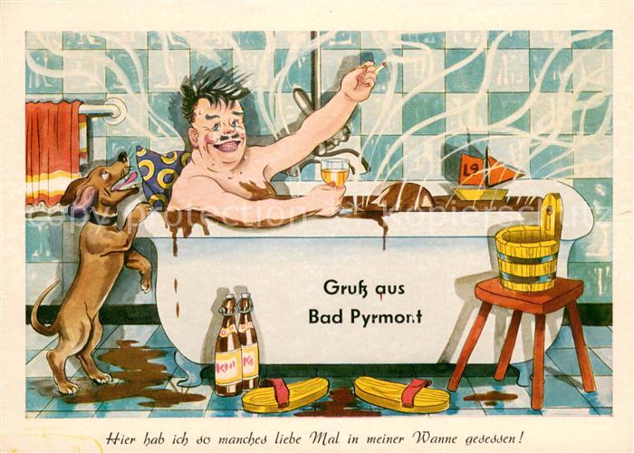 Pyrmont Bad Witz-Karte