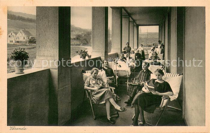 Gevelsberg Staedt. Krankenhaus Veranda