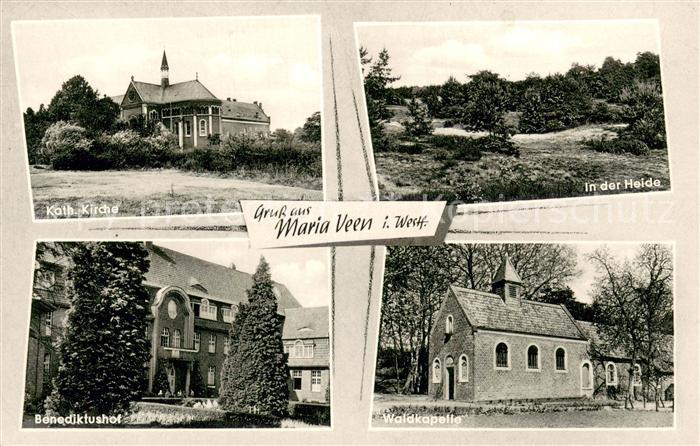 Maria Veen Kath. Kirche In der Heide waldkapelle Benediktushof