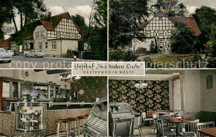 Oesterweg Gasthof Zur dicken Linde Innen und Aussen