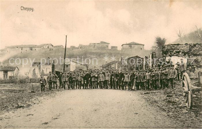 Cheppy 55 Soldaten Gruppenaufnahme