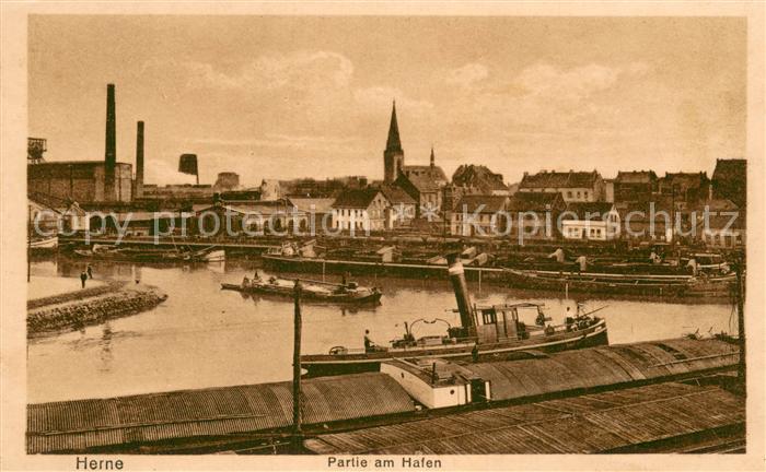 Herne Westfalen Partie am hafen