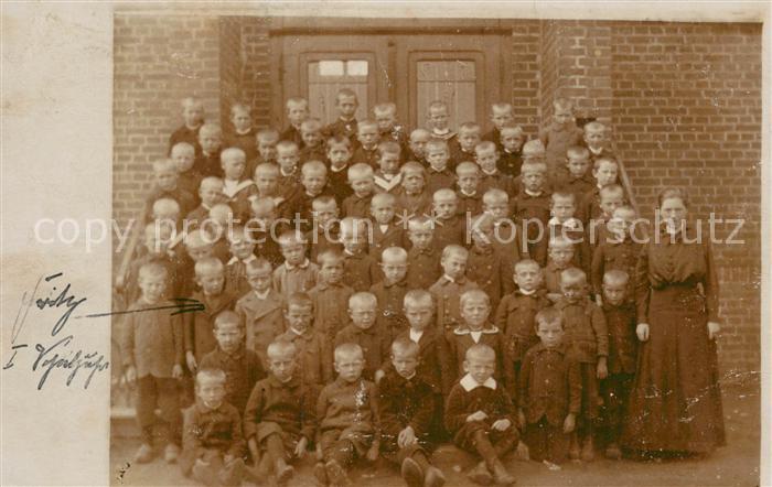 Olfen Westfalen Schulklasse Erstes Schuljahr Gruppenaufnahme